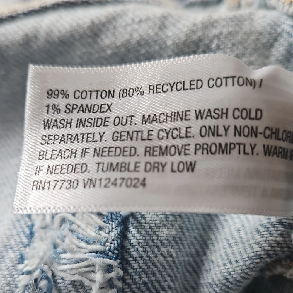 Wild Fable Blue Straight Leg Jeans with Floral Print - Picture 15 of 15